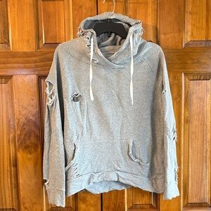 Chelsea DeBoer by Lily & Lottie Distressed Women's Hoodie